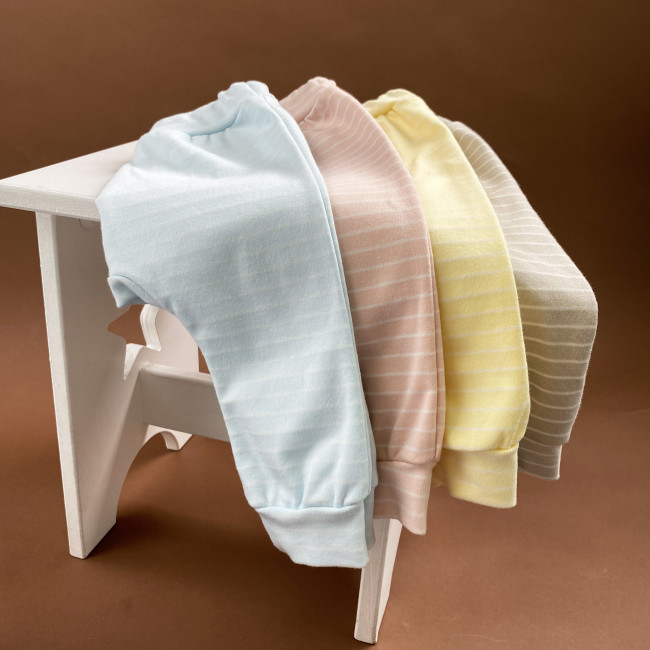 Штанишки детские, розовые, Нежная полосочка Штанишки детские, розовые, Нежная полосочка