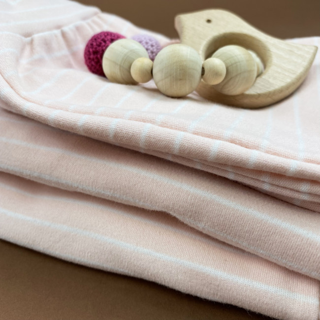 Штанишки детские, розовые, Нежная полосочка Штанишки детские, розовые, Нежная полосочка