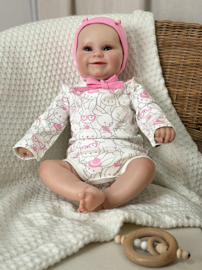 Полукомбинезон детский с чепчиком, розовый, Зайчики Полукомбинезон детский с чепчиком, розовый, Зайчики