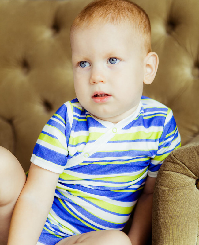 Боди детский с коротким рукавом, Полоски, коллекция Маленький гонщик Боди детский с коротким рукавом, Полоски, коллекция Маленький гонщик