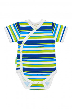 Боди детский с коротким рукавом, Полоски, коллекция Маленький гонщик Боди детский с коротким рукавом, Полоски, коллекция Маленький гонщик