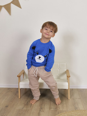 Джемпер Панда, синий