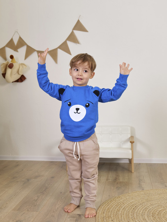 Джемпер Панда, синий Джемпер Панда, синий