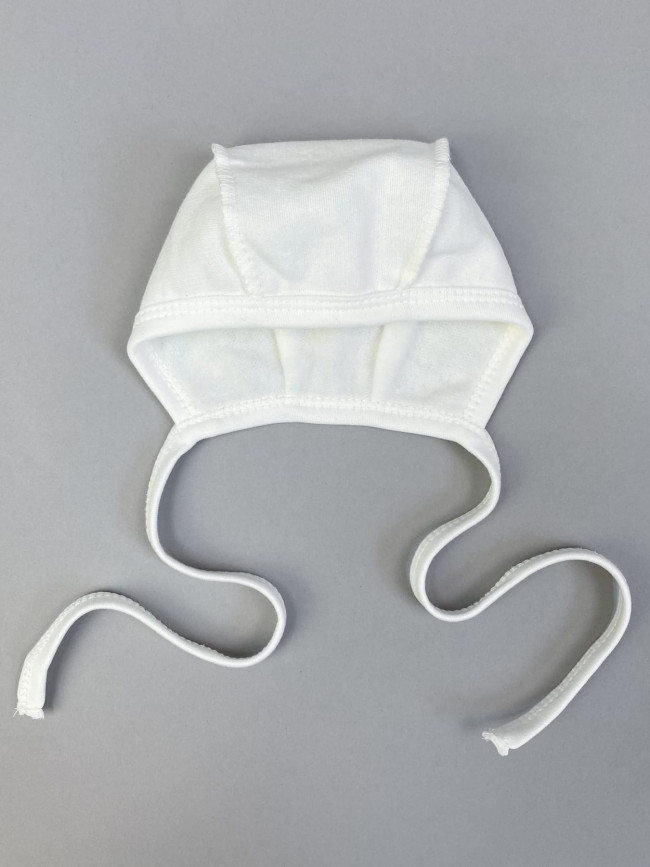 Комплект утепленных чепчиков для девочки, Базовая коллекция (2шт)