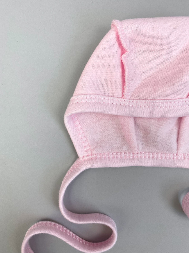 Комплект утепленных чепчиков для девочки, Базовая коллекция (2шт)