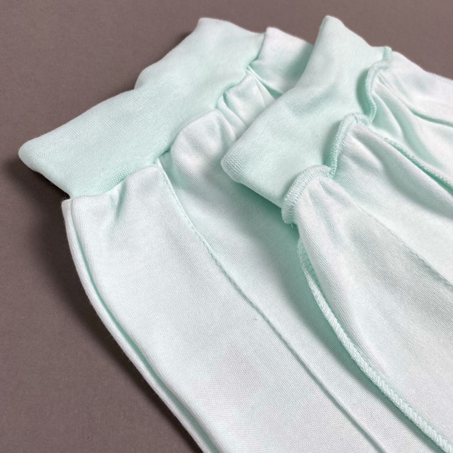 Ползунки детские, зеленые, Базовая коллекция