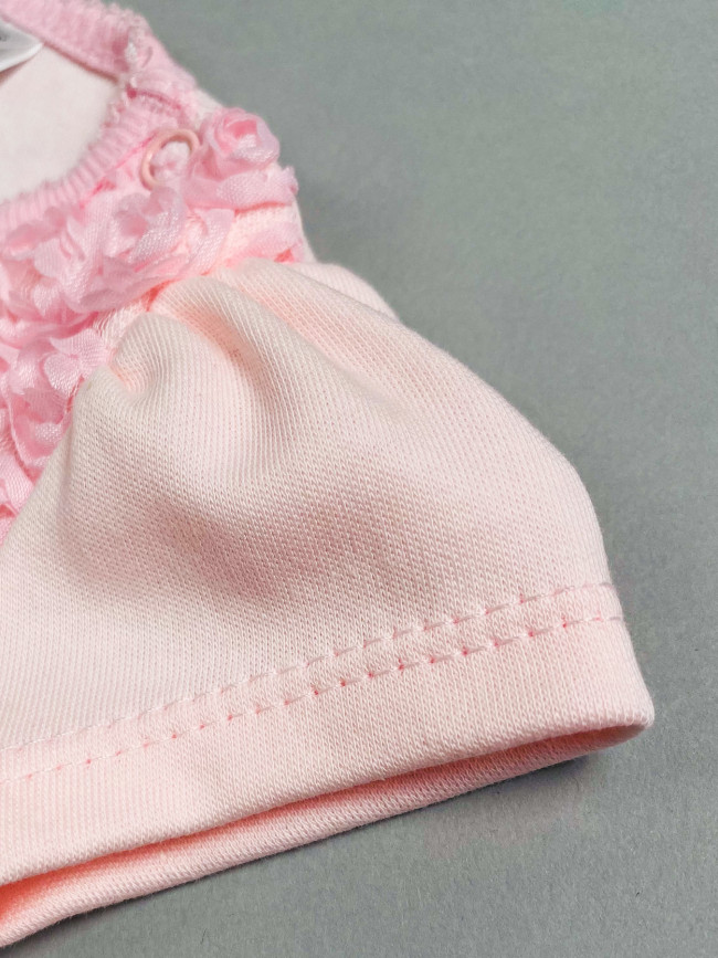 Нарядное детское платье, розовое, Цветочная фантазия Нарядное детское платье, розовое, Цветочная фантазия