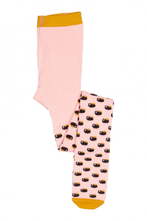 Комплект, колготки детские, розовые, Осенний лес, 2 шт.
