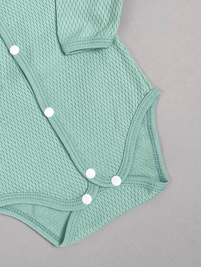 Комплект детских боди с длинным рукавом, Вафелька, 3 шт. Комплект детских боди с длинным рукавом, Вафелька, 3 шт.