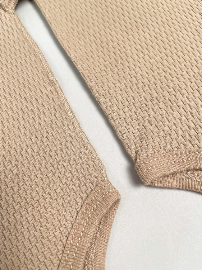 Комплект детских боди с длинным рукавом, Вафелька, 3 шт. Комплект детских боди с длинным рукавом, Вафелька, 3 шт.