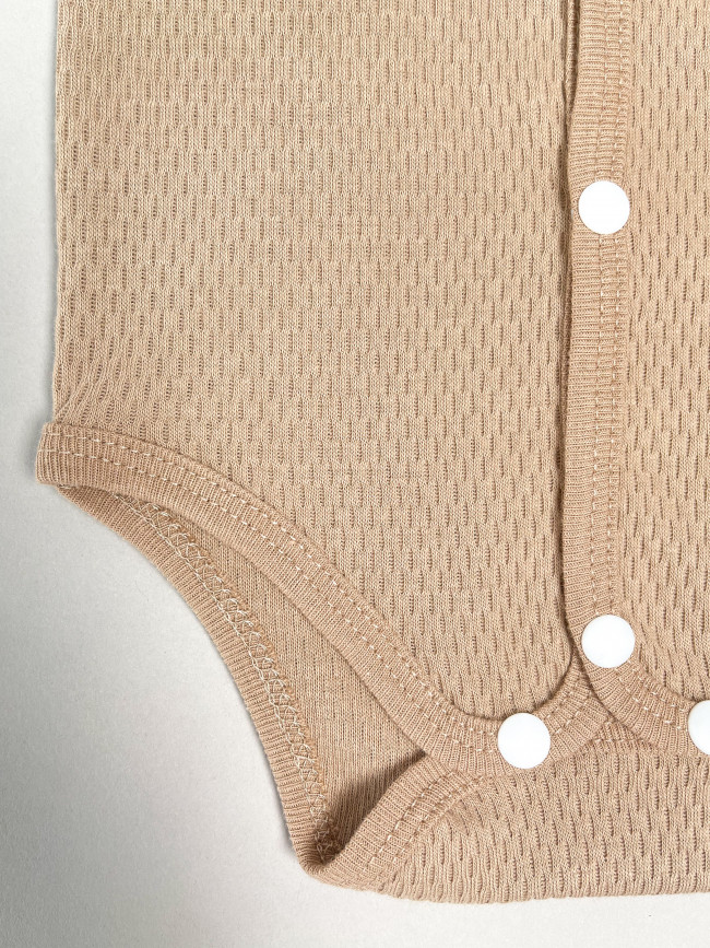 Комплект детских боди с длинным рукавом, Вафелька, 3 шт. Комплект детских боди с длинным рукавом, Вафелька, 3 шт.