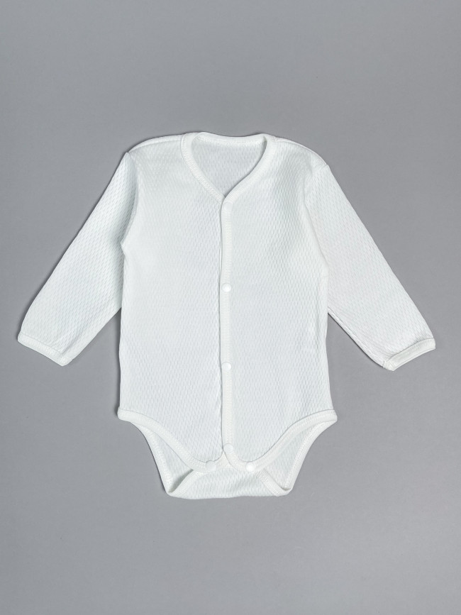 Комплект детских боди с длинным рукавом, Вафелька, 3 шт. Комплект детских боди с длинным рукавом, Вафелька, 3 шт.