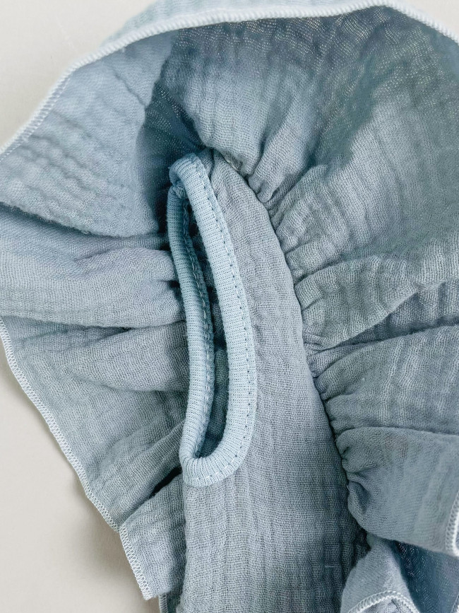 Платье детское с коротким рукавом, серое, Прованс