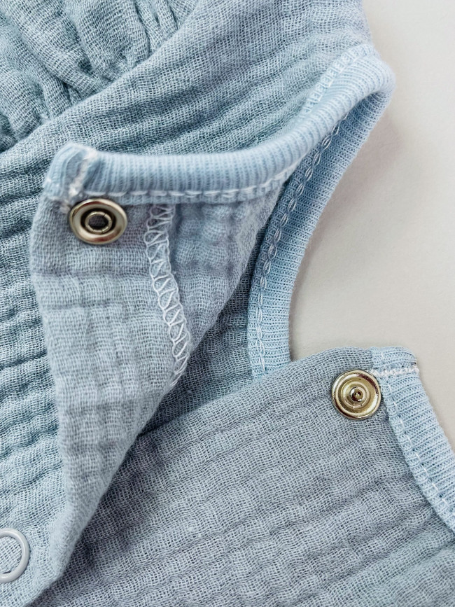 Платье детское с коротким рукавом, серое, Прованс