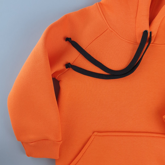 Костюм спортивный, утепленный, оранжевый Костюм спортивный, утепленный, оранжевый