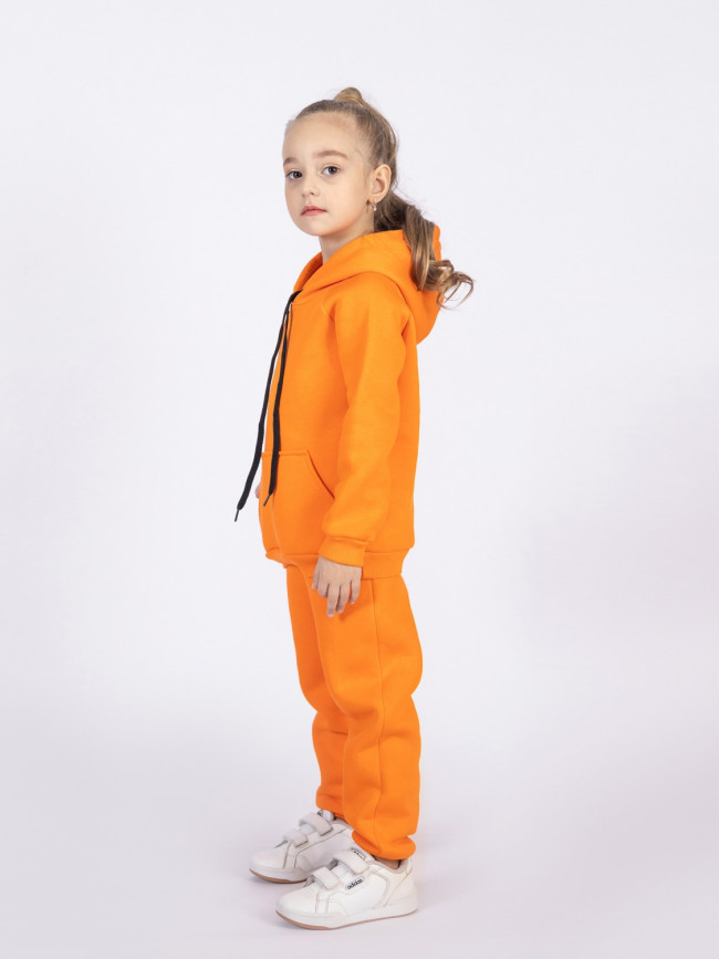 Костюм спортивный, утепленный, оранжевый Костюм спортивный, утепленный, оранжевый