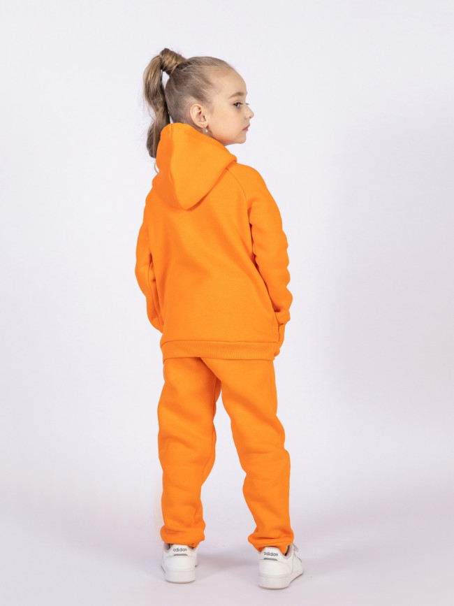 Костюм спортивный, утепленный, оранжевый Костюм спортивный, утепленный, оранжевый