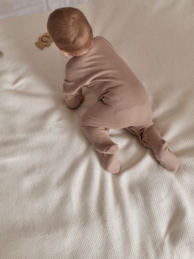 Комплект детских комбинезонов с длинным рукавом, Вафелька, 2 шт. Комплект детских комбинезонов с длинным рукавом, Вафелька, 2 шт.