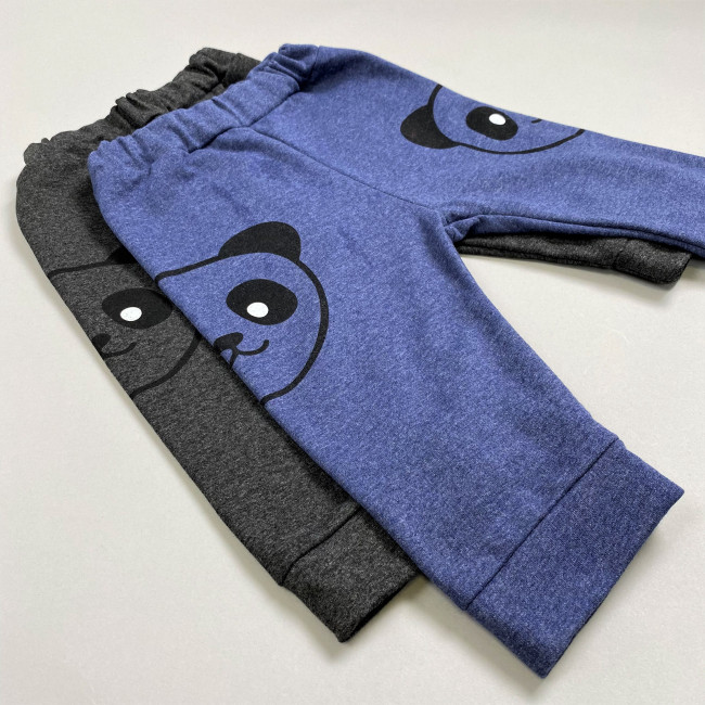 Штаны утепленные, темно-синие, Панда