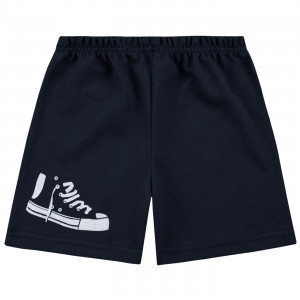 Детские шорты для мальчика черные, Кеды