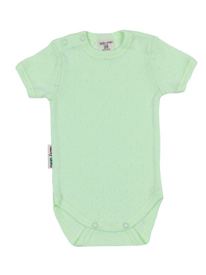 Боди детский, с коротким рукавом, киви, Ажур Боди детский, с коротким рукавом, киви, Ажур