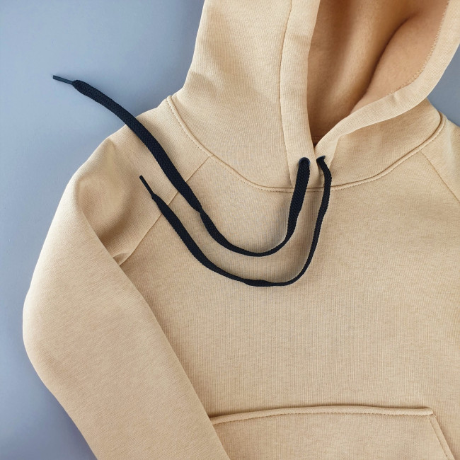 Костюм спортивный, утепленный, сливочный Костюм спортивный, утепленный, сливочный