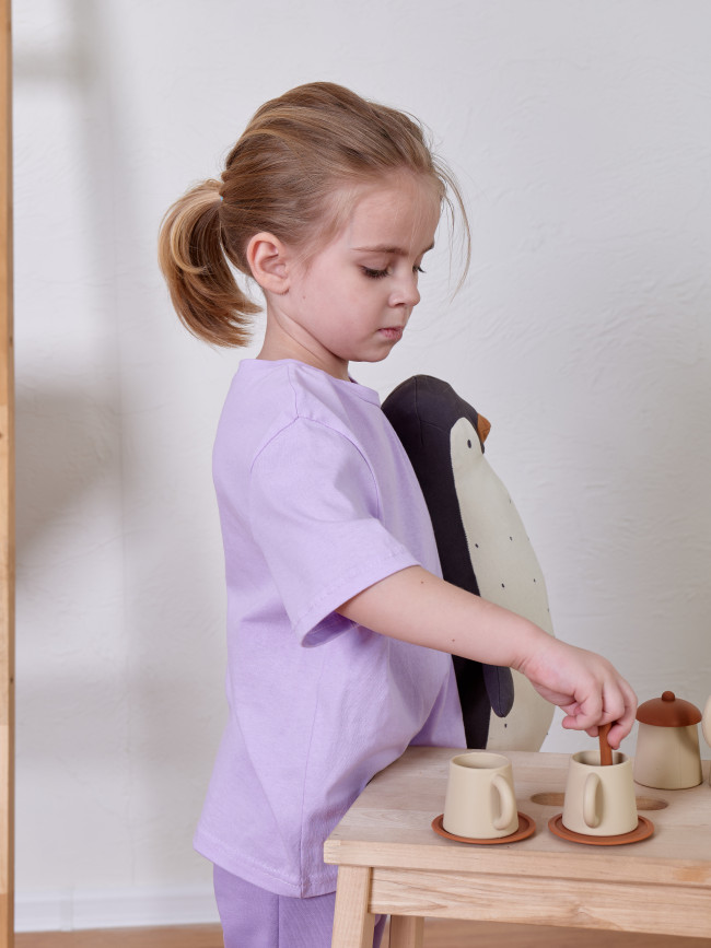 Футболка светло-сиреневая Футболка светло-сиреневая