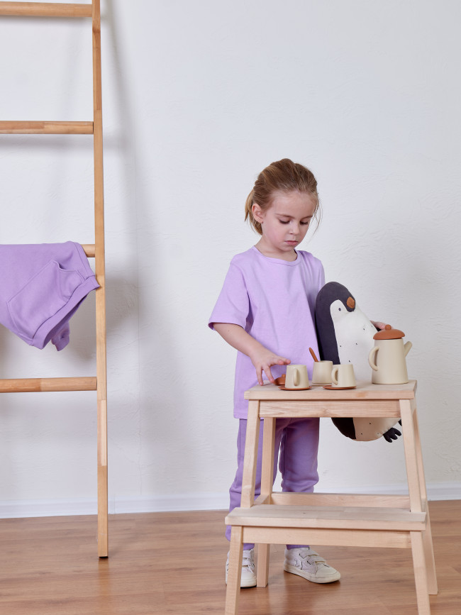 Футболка светло-сиреневая Футболка светло-сиреневая