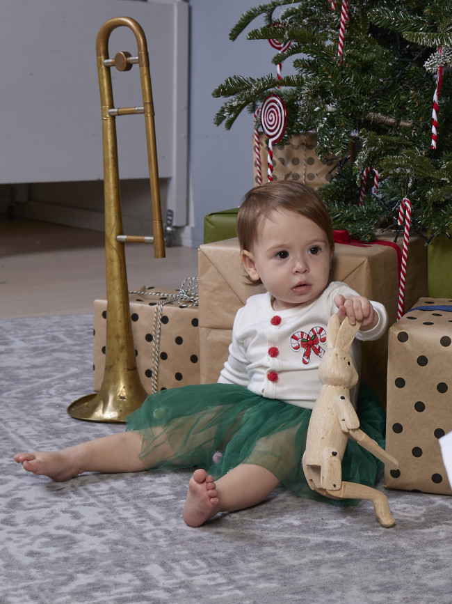 Боди с юбкой, Эльфы, зеленое