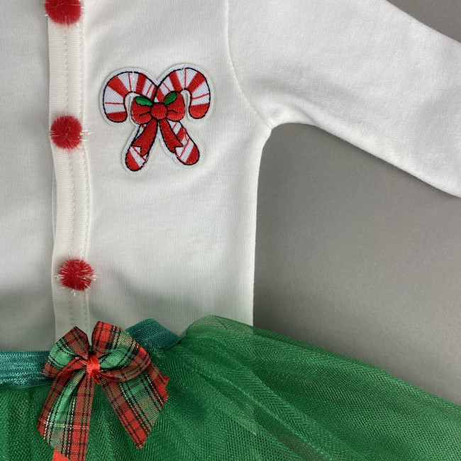 Боди с юбкой, Эльфы, зеленое