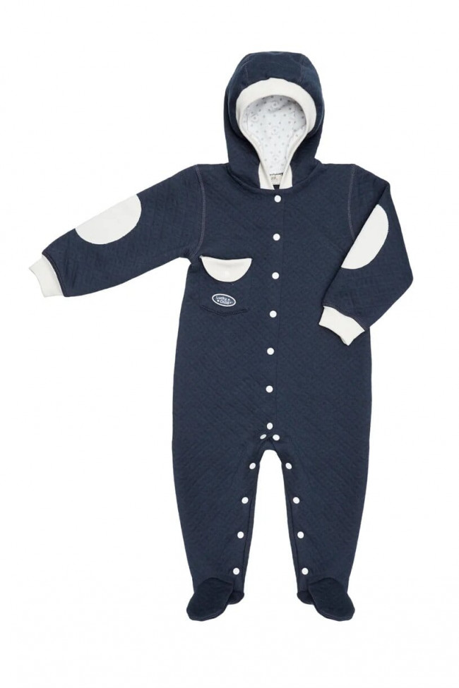 Комбинезон для мальчика, темно-серый, Дуэт