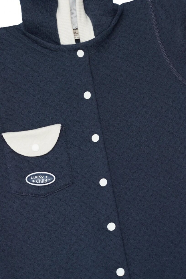 Комбинезон для мальчика, темно-серый, Дуэт