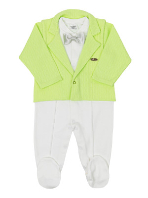 Нарядный комбинезон с пиджаком, салатовый, Стиляга