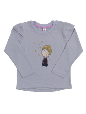 Джемпер лонгслив для девочки Girl