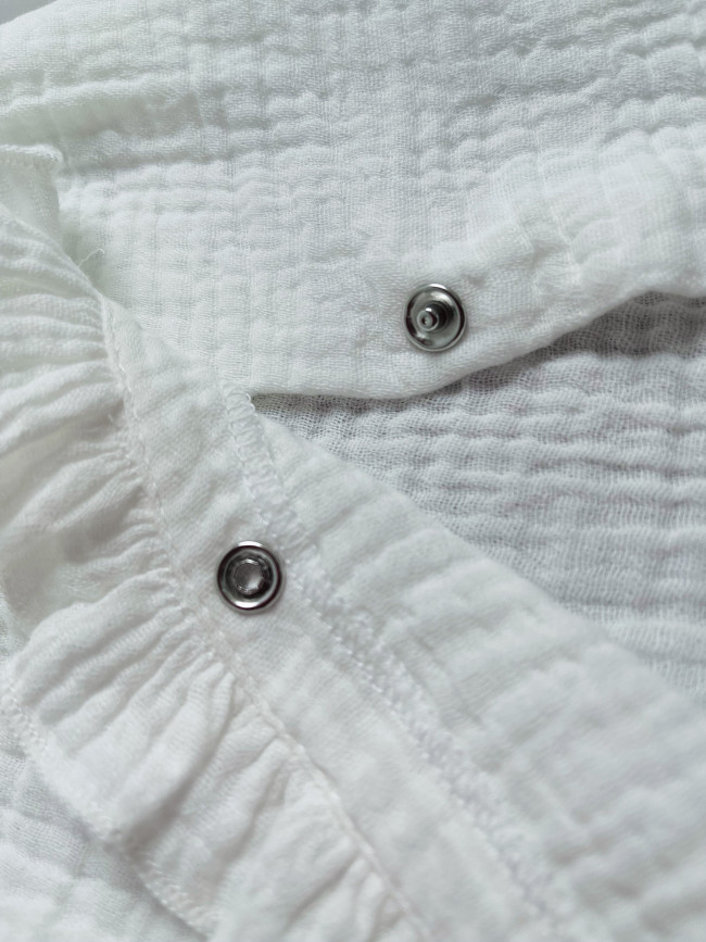 Платье детское с коротким рукавом, белое, Прованс с рюшами Платье детское с коротким рукавом, белое, Прованс с рюшами