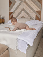 Боди детское с длинным рукавом, Вафелька, какао Боди детское с длинным рукавом, Вафелька, какао