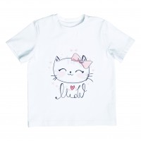 Футболка для девочки, Котики