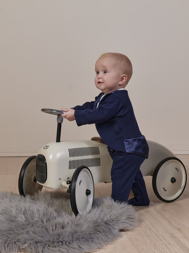 Нарядный комбинезон для мальчика, синий, Фрак