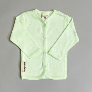 Кофточка детская, киви, Ажур Кофточка детская, киви, Ажур