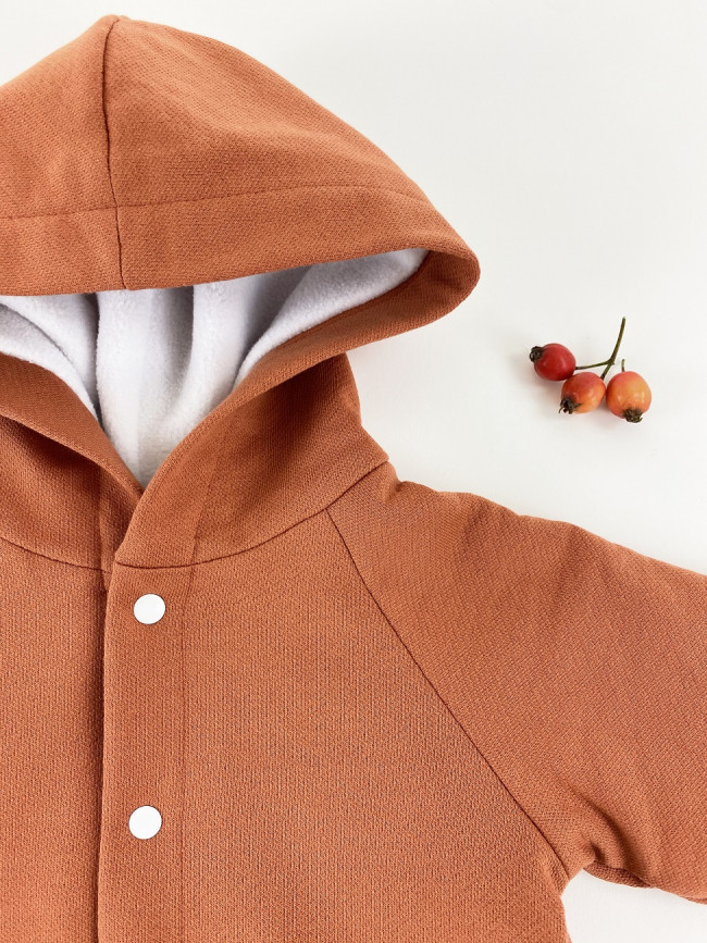 Толстовка Терракот с шапкой Толстовка Терракот с шапкой