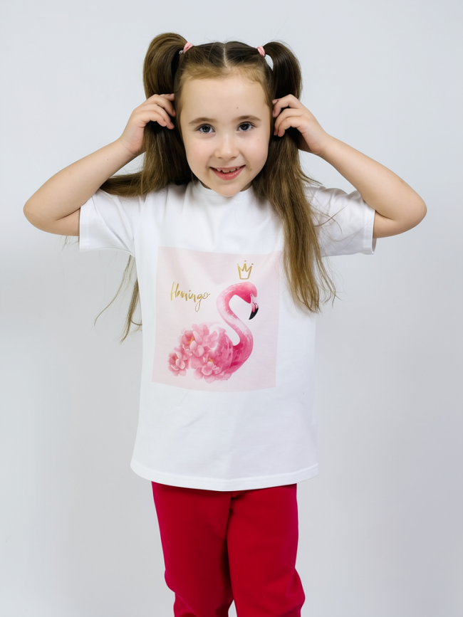 Футболка для девочки, Корона