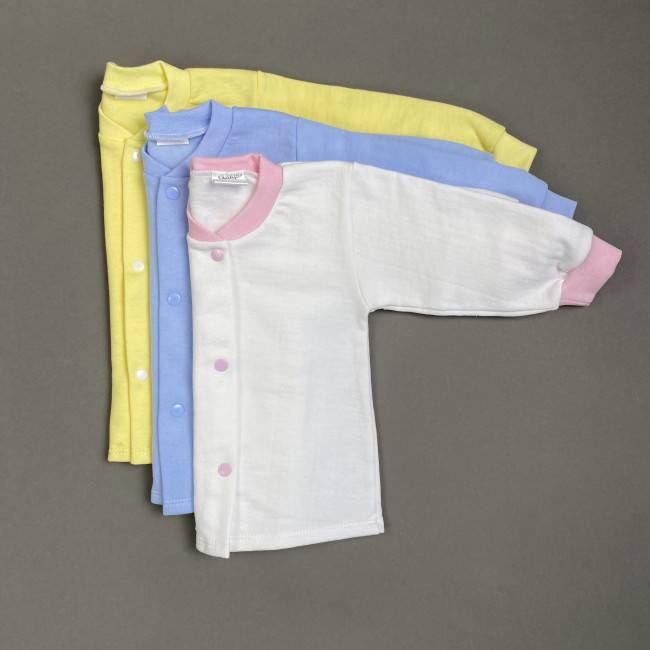 Кофточка детская с начесом, белая, Базовая коллекция Кофточка детская с начесом, белая, Базовая коллекция