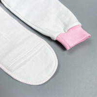 Кофточка детская с начесом, белая, Базовая коллекция