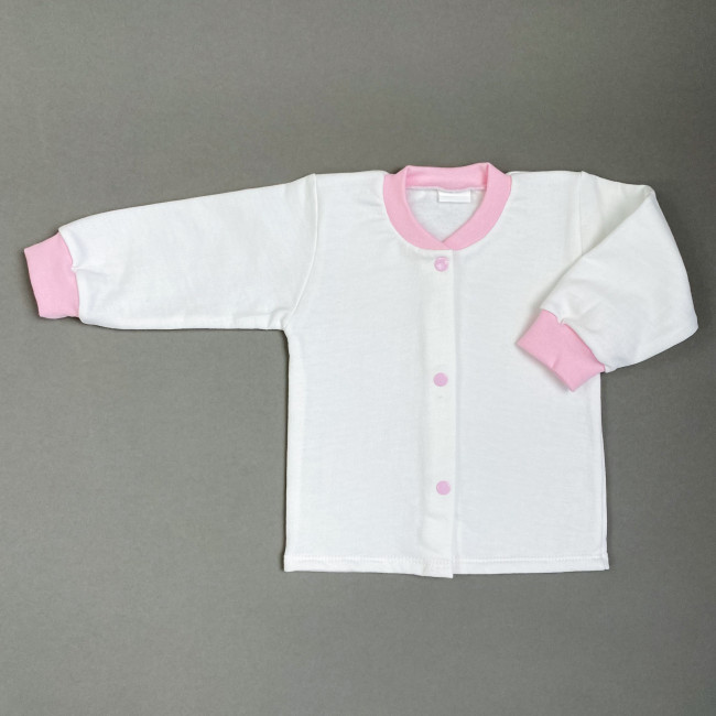 Кофточка детская с начесом, белая, Базовая коллекция Кофточка детская с начесом, белая, Базовая коллекция