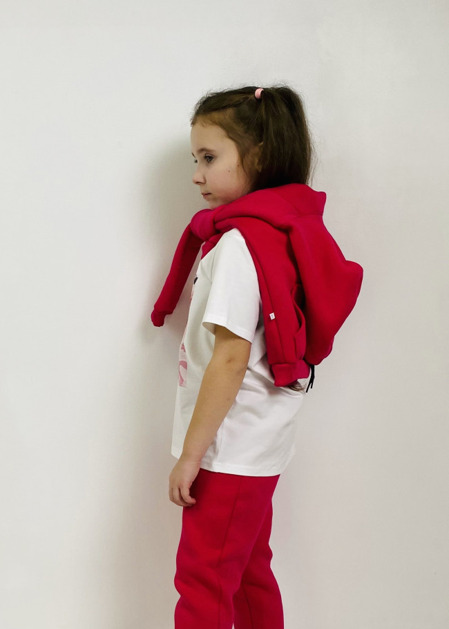 Футболка для девочки, Фламинго