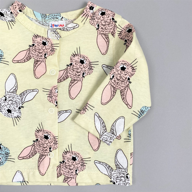 Кофточка детская, Карамельные зайчата Кофточка детская, Карамельные зайчата