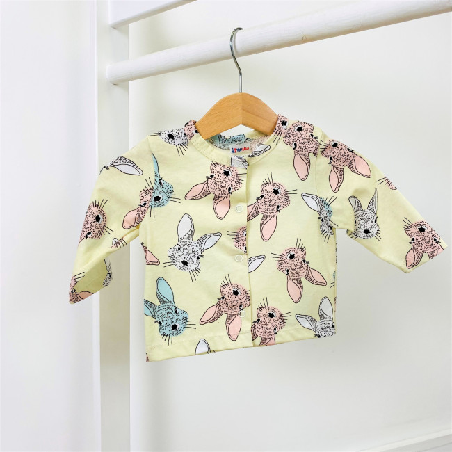 Кофточка детская, Карамельные зайчата Кофточка детская, Карамельные зайчата