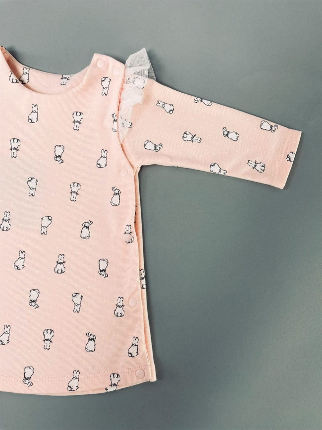 Платье розовое, Зайцы Матвайс