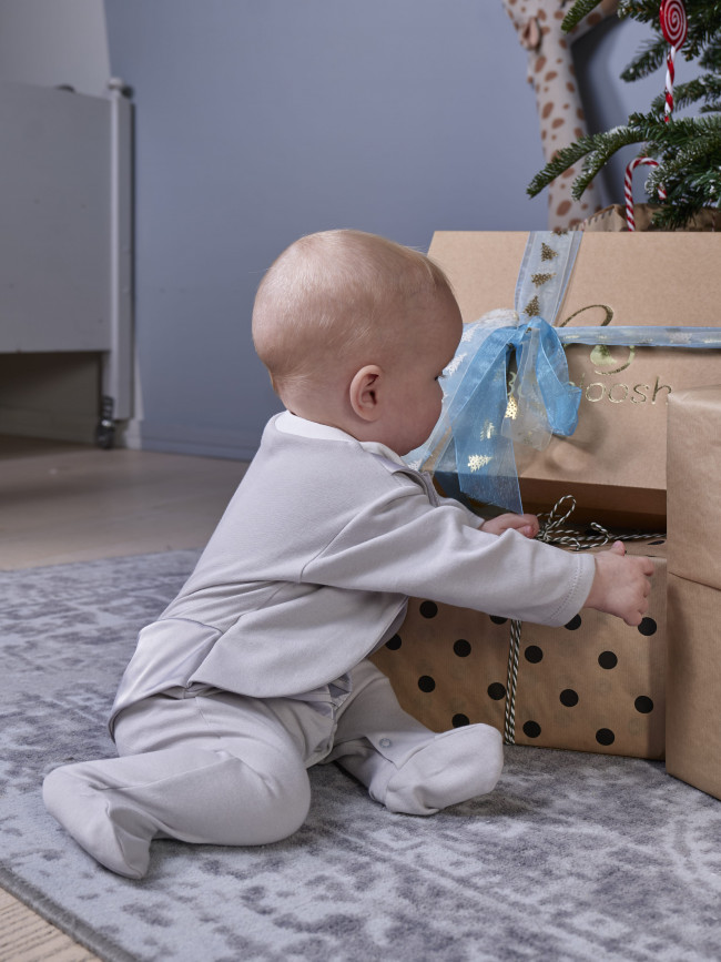 Нарядный комбинезон для мальчика, серый, Фрак Нарядный комбинезон для мальчика, серый, Фрак