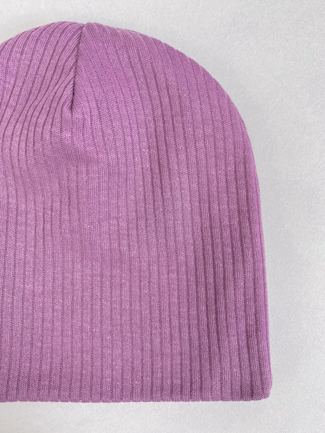 Шапка детская, пудровый, Рибана